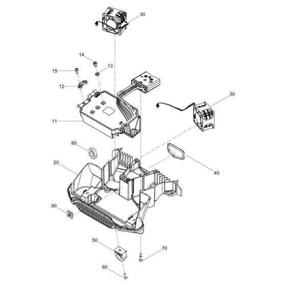 Converter Assembly for Wacker AS62e Trench Rammer