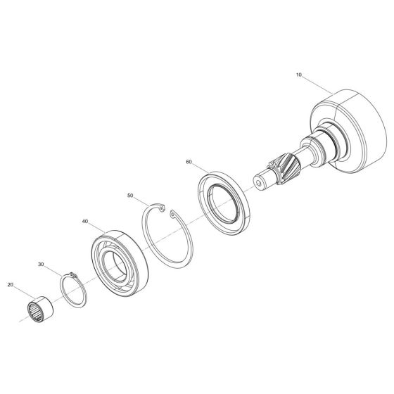 Clutch Drum Assembly for Wacker AS62e Trench Rammer