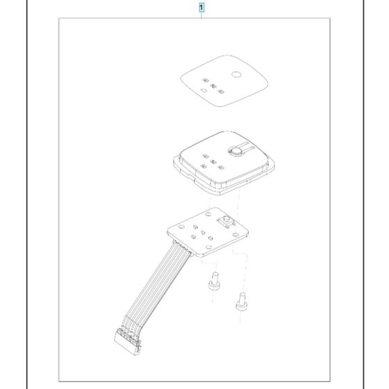 Console Assembly for Husqvarna Aspire H50-P4A Hedgetrimmer