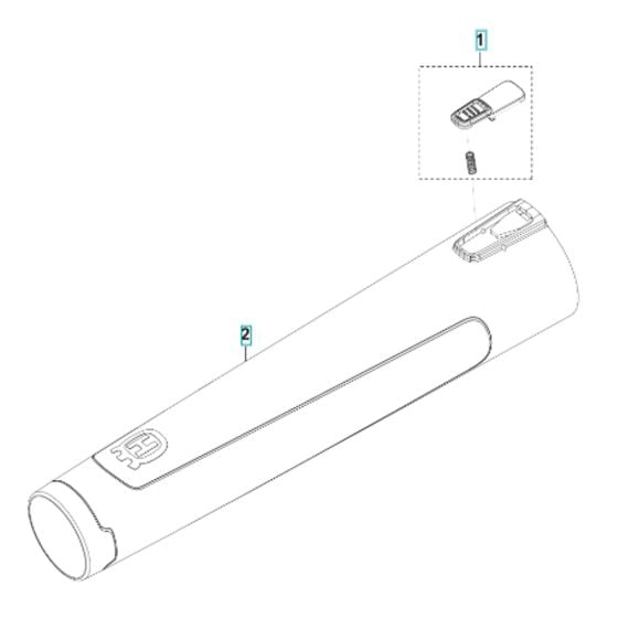 Tube Assembly for Husqvarna Aspire B8X-P4A Battery Blower