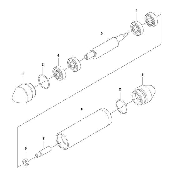 Complete Assembly for Husqvarna AT 39 Poker