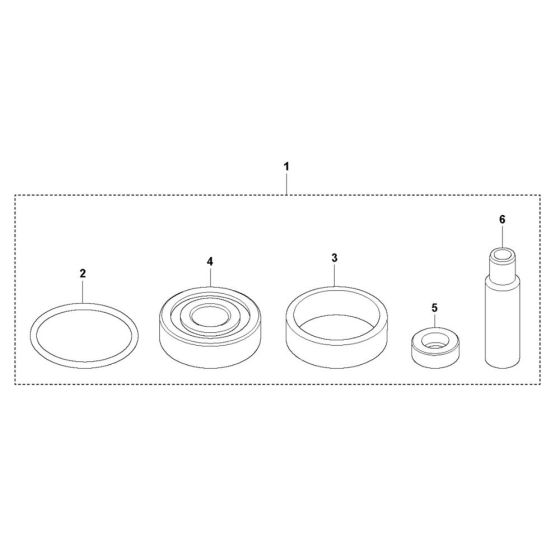 Service Kit for Husqvarna AT 59 Poker