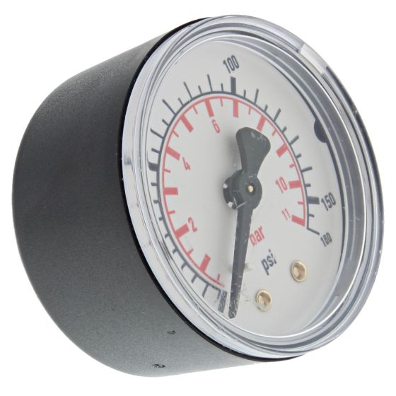 PCL Pressure Gauge 0-160 Psi & 0-11 Bar, R 1/4" Inlet - ATG8