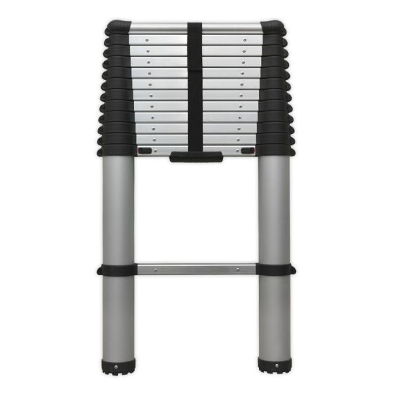 Aluminium Telescopic Ladder 13-Tread EN 131 Sealey Part No. ATL13