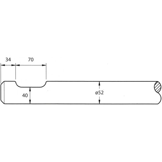 Breaker Point 600mm for Chicago Pneumatic CP150 Hydraulic Breakers