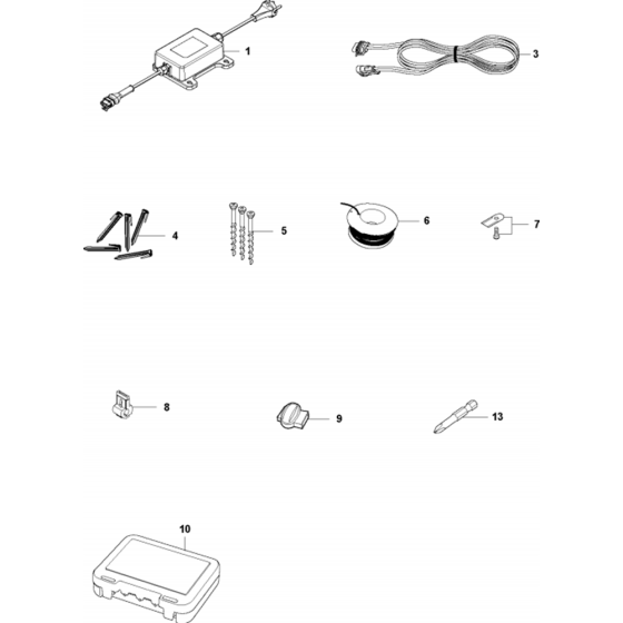 Installation Accessories Assembly for Husqvarna Automower 115H