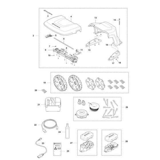 Accessories for Husqvarna Automower 450X NERA