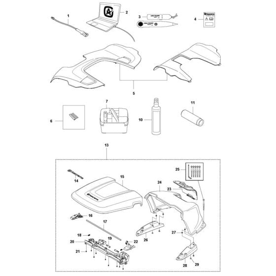 Accessories for Husqvarna Automower 535 AWD