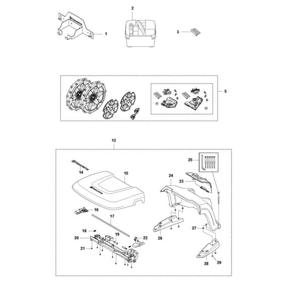 Accessories for Husqvarna Automower 550H EPOS