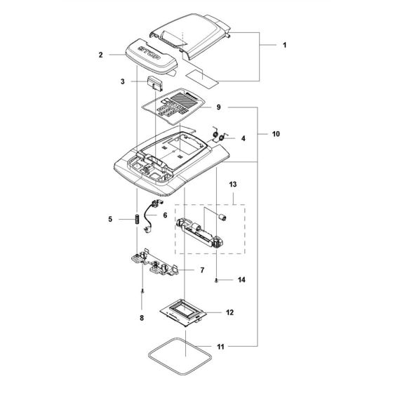 Console Assembly for Husqvarna Automower Limited Edition