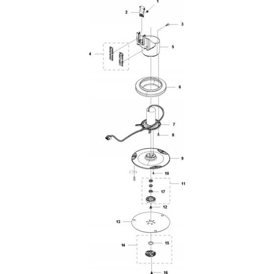 Blade Motor & Cutting Equipment Assembly for Husqvarna Automower 420