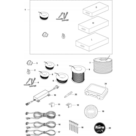 Installation Accessories Assembly for Husqvarna Automower 430XH