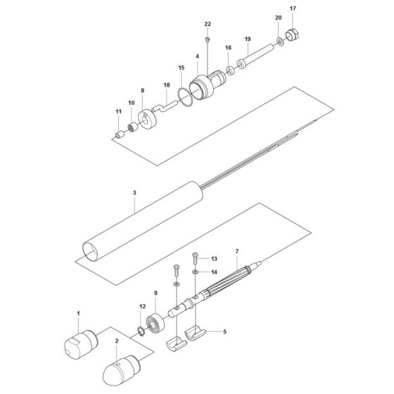 Vibrator Assembly for Husqvarna AX 48 Poker