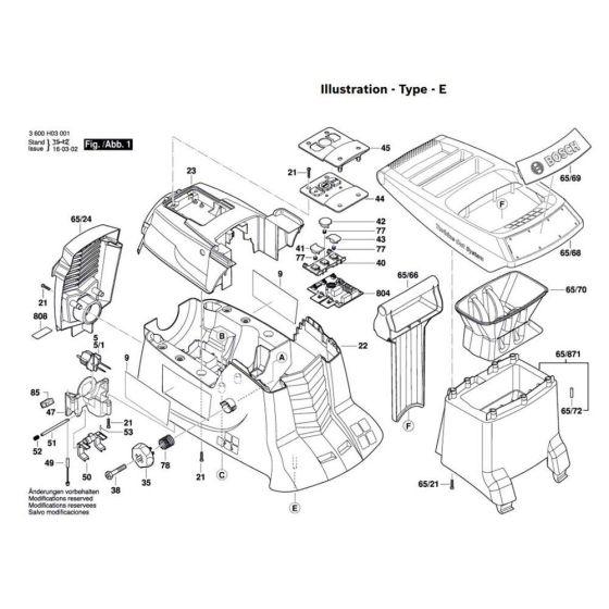 Quiet Shredder Assembly for Bosch AXT 25 D