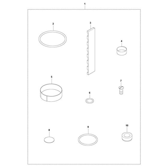 Service Kit for Husqvarna AY 27 Poker