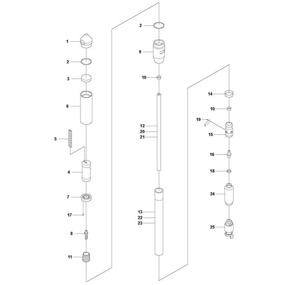 Complete Assembly for Husqvarna AY 67 Poker