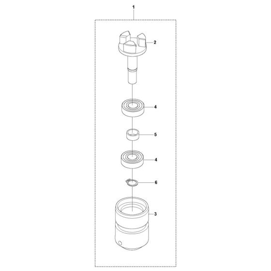 Coupling Kit for Husqvarna AZ Series Poker