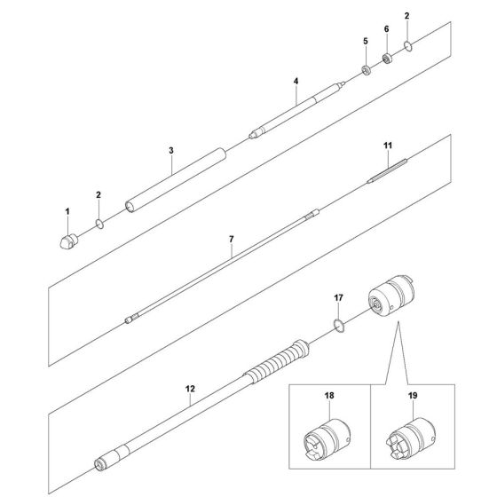 Complete Assembly for Husqvarna AZ 26 Poker