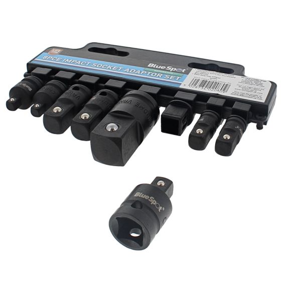 BlueSpot Impact Socket Adaptor Set 8 Piece