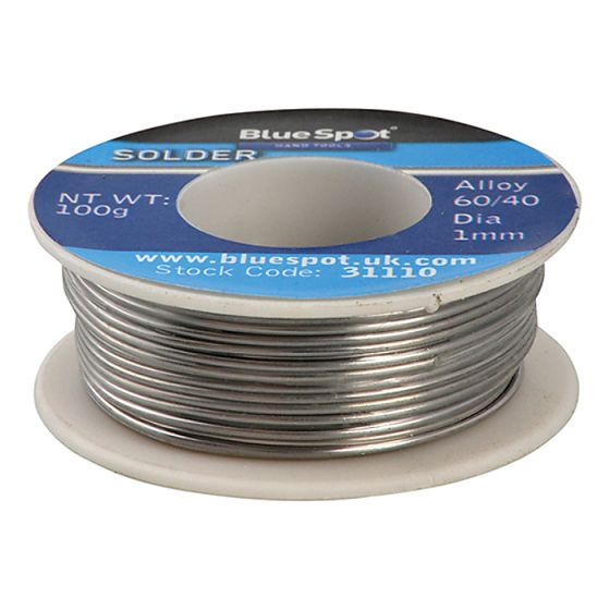 Flux Covered Solder 100g 60/40 by BlueSpot - 31110