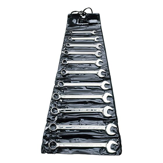 Chrome Polished Combination Spanner Set of 11 Metric 8 to 22mm by Bahco - 111M/11T