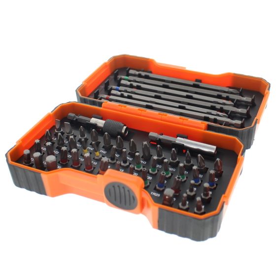 Bahco 59/S54B Bit Set, 54 Piece complete with Bi-Material Case