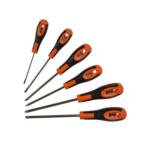 600 Series Screwdriver Set 6 Piece SL/PH/PZ by Bahco - 605-6