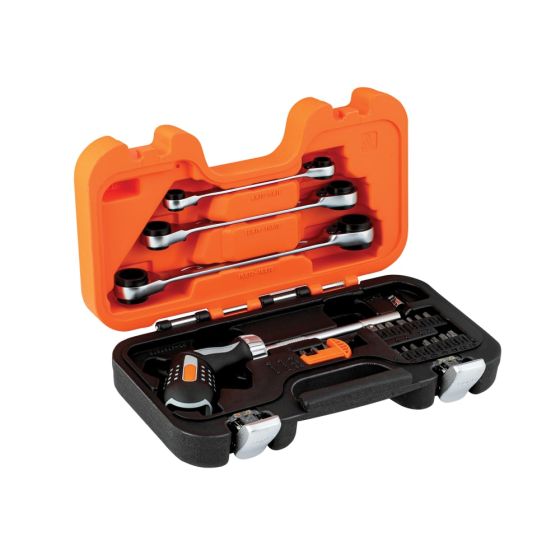 Pistol Grip Ratcheting Screwdriver Set, 25 Piece