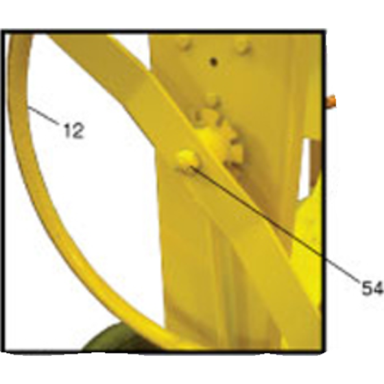 Tipping Wheel Assembly for Belle Baromix Commodore (upto 2012) Concrete Mixer