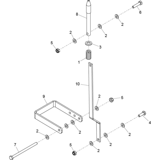 Tip Gear Assembly for Belle Baromix Commodore Concrete Mixer