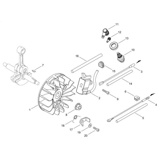 Magneto for ECHO BCLS-520ES Brushcutter