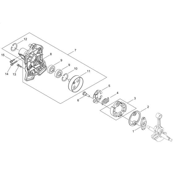 Clutch for ECHO BCLS-520ES Brushcutter