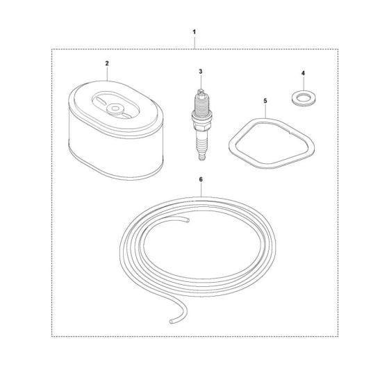 Service Kit for Husqvarna BE 30 Screed