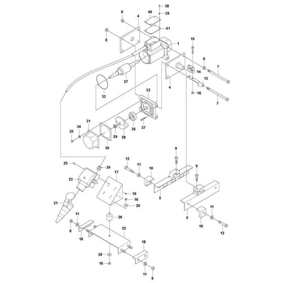 Drive Unit for Husqvarna BE 20 Screed