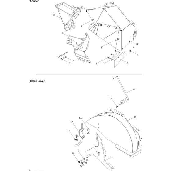 Cutting Equipment Assembly for Husqvarna BE550 Edger