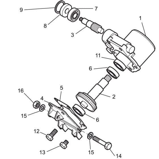 Later Gearbox for Belle Minimix 150 (after 1999)