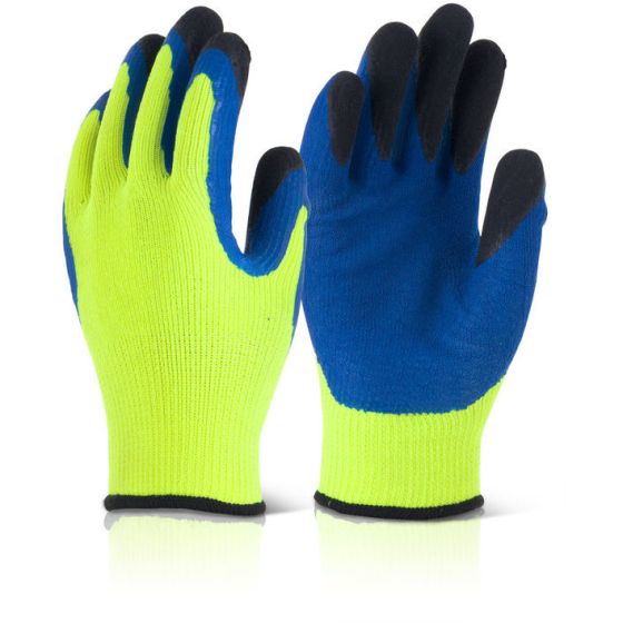 Thermo-Star Glove Latex Coated Palm & Double Dip Fingers Saturn Yellow 08