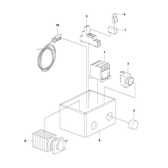 Electrical Assembly for Husqvarna BG Combi Trowel