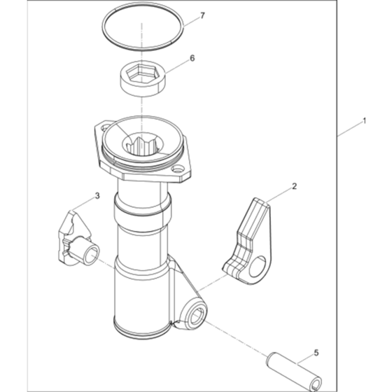 Tool Holder Assembly for Wacker BH24 5000610384 (Petrol) Rev.102 Breakers