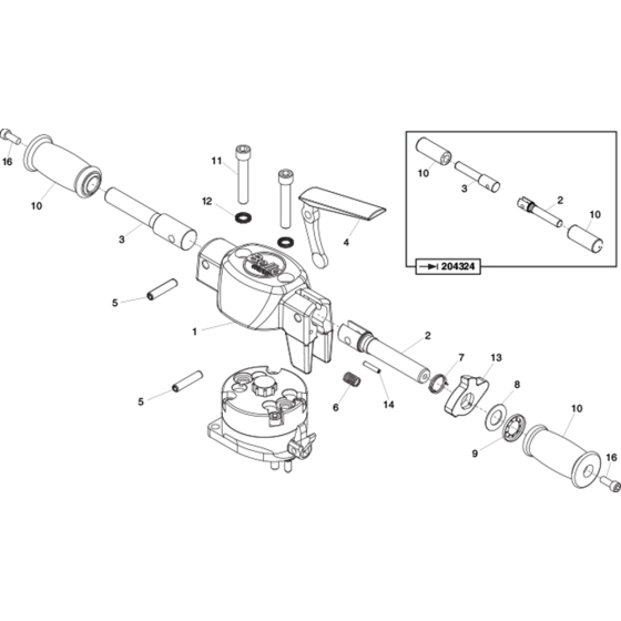 Top Cover Assembly for Belle BHB 19 Breakers