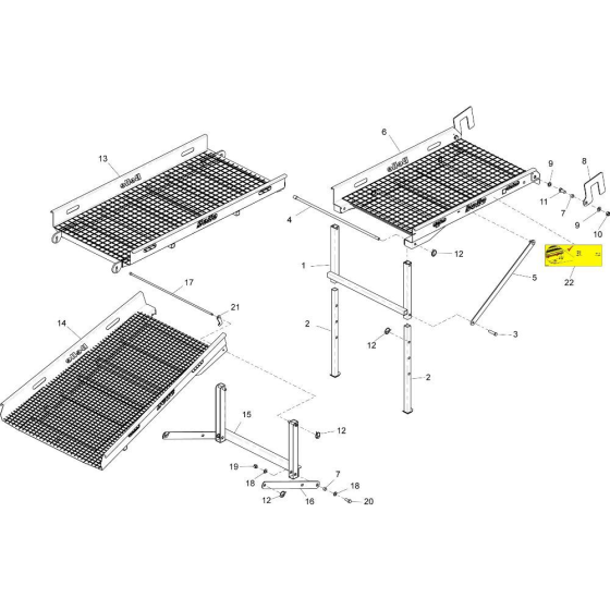 Optional Equipment - Ramp Assembly for Belle BMD 300 Mini Dumper