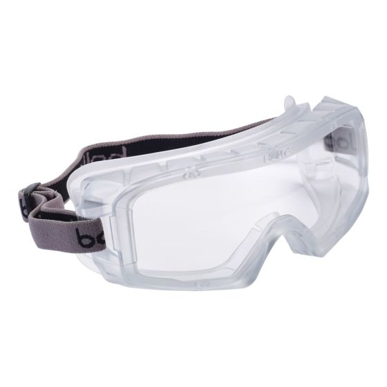 Bolle Coverall Sealed Safety Goggles clear lenses & perfect optical quality