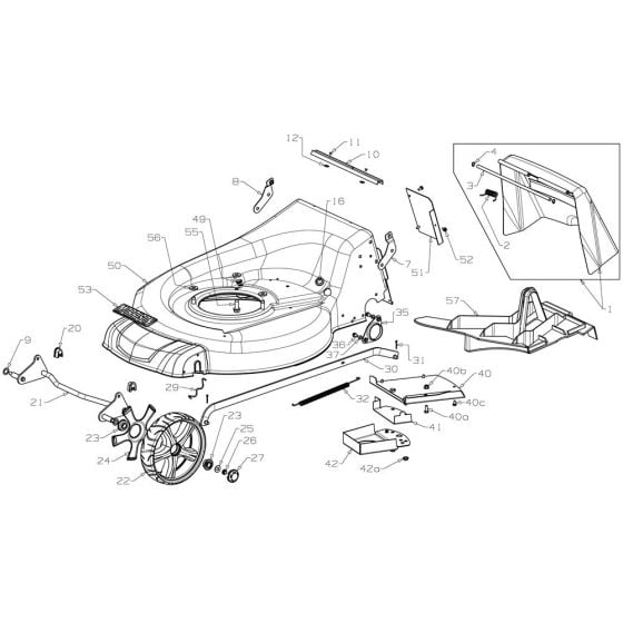 Deck Assembly for Morrison Boxer (2022 Dec 465972) Power Drive Mower