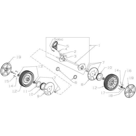 Wheel Assembly for Morrison Boxer (2022 Dec 465972) Power Drive Mower