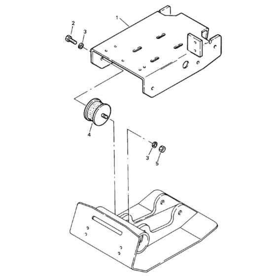 Frame Assembly for Bomag BP 15/45 Compactors