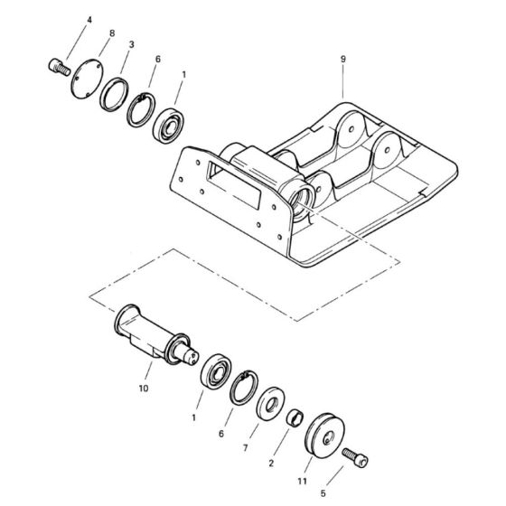 Base Plate Assembly for Bomag BP 15/45D Compactors