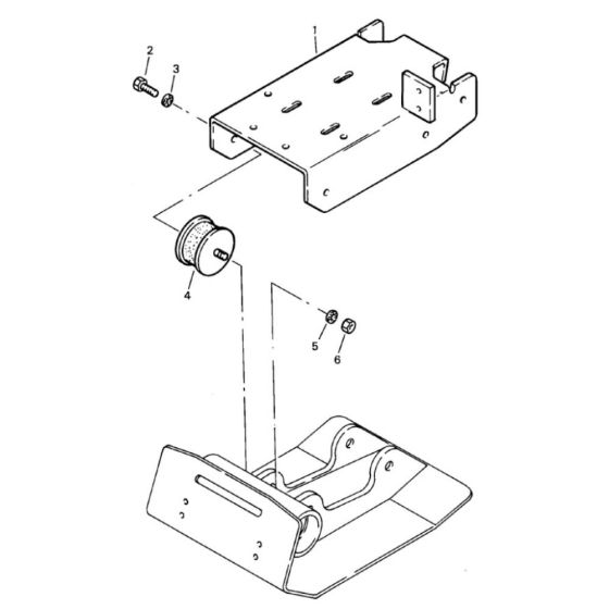 Frame Assembly for Bomag BP 10/36 Compactors