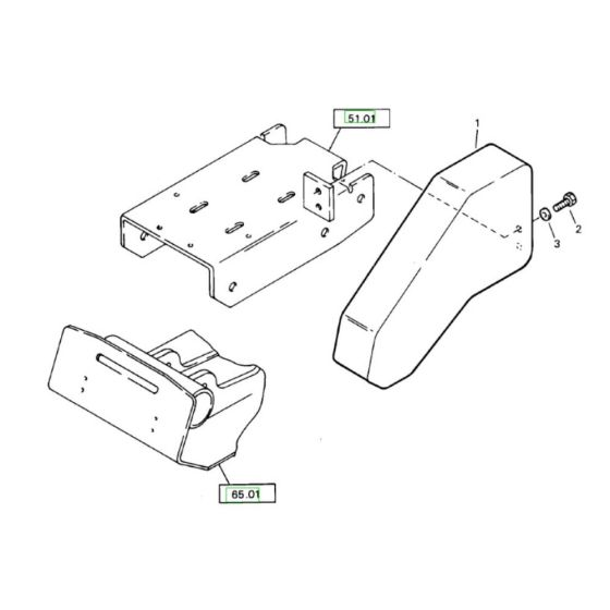 Covering (101220105779-101220107991) Assembly for Bomag BP 10/36 Compactors