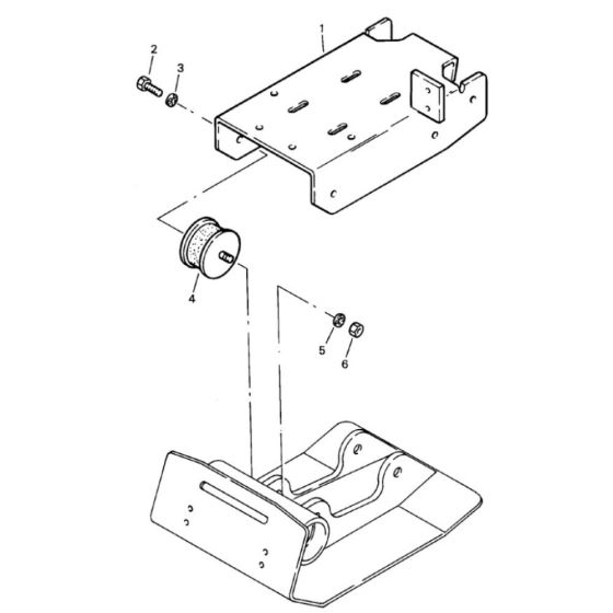 Frame Assembly for Bomag BP 10/36 Compactors