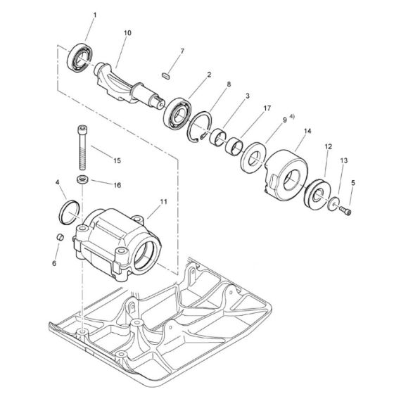 Exciter Unit Assembly for Bomag BP 12/40 Compactors